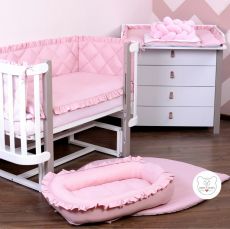 Постільний комплект Baby Veres Macaroon Raspberry (6 одиниць, 100% бавовна, 120х60 см)